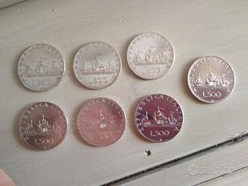Monete Repubblica Italiana 500 Lire Caravelle