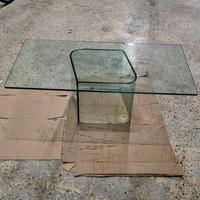 Tavolino in Cristallo SICA - Anni '80 Raro Vintage