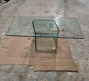 Tavolino in Cristallo SICA - Anni '80 Raro Vintage