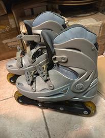 Pattini a rotelle Decathlon con protezioni