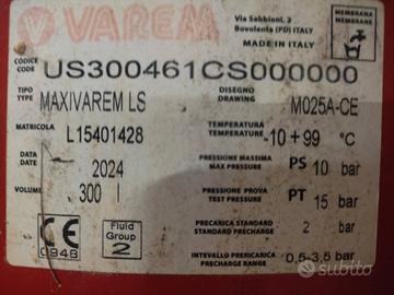 autoclave boiler Varem 300 L
