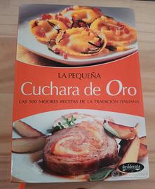Libro di ricette italiane in spagnolo 