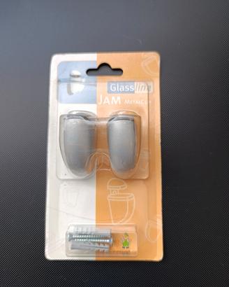 Supporti per mensola in vetro.