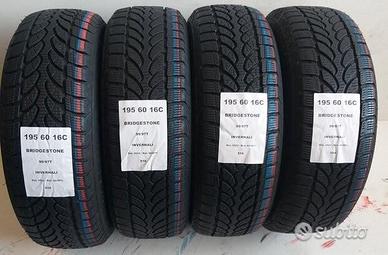 4 gomme 195 60 16c bridgestone a510