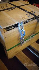 50 Mt di catena NUOVA a maglia genovese zincata 8