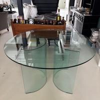 Tavolo rotondo in Cristallo