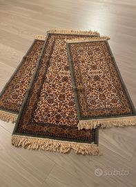 Set 3 tappeti (parure) stile persiano