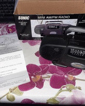 RADIO SONIC MINI AM-FM A BATTERIE