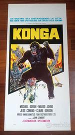 Konga Locandina originale prima edizione italiana