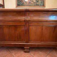 Letto Letto matrimoniale d’epoca in legn in legno 