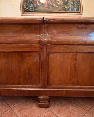 Letto Letto matrimoniale d’epoca in legn in legno 