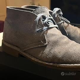 SCARPE UOMO CAMOSCIO BLU