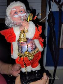 Babbo natale che si illumina e muove