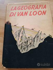 Libro "La geografia di Van Loon" - 1939