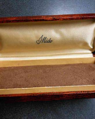 MIDO SWISS SCATOLA PORTA OROLOGIO vintage WBX70