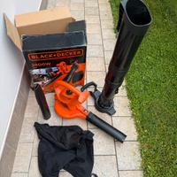 Soffiatore aspiratore trit. foglie Black+Decker