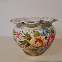 VASO CERAMICA BASSANO DIPINTO A MANO