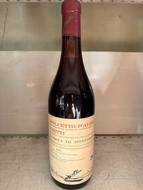 Bottiglia vino vietti disegnara a mano 1979