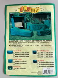 Cover NUOVA in pvc Re Garden per set salotti