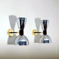 Coppia Applique Wall Light OTTONE STILNOVO Style