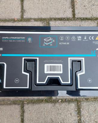 Batteria Litio 100 Ah 12V ECTIVE