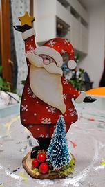 Babbo Natale dipinto a mano