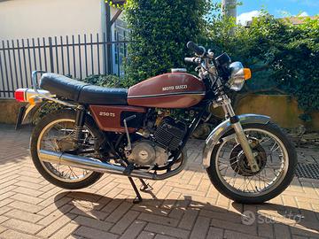 Moto Guzzi 250 TS del 1975
