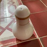 Antica saliera/pepiera bordatura oro