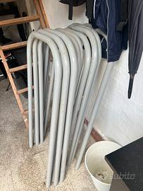 Ricambi piscina fuoriterra Aste laterali di ferro