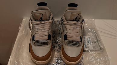 NIKE AIR JORDAN 4 RETRO tg EU 40 bianco/blue