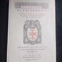 STATUTO  DI  VALTROMPIA  1576  (RISTAMPA  1976)