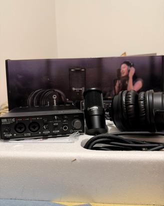 Scheda Audio  steinberg UR22C + Mic e Cuffia