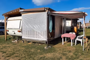 Roulotte stanziale al camping di Polsa Brentonico