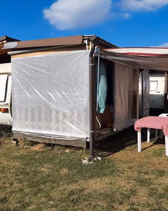 Roulotte stanziale al camping di Polsa Brentonico