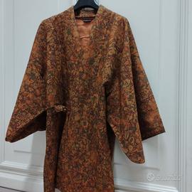 kimono  Haori  misto seta e lana 