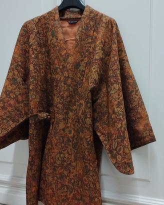 kimono  Haori  misto seta e lana 