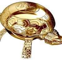 Tartaruga EL CASCO-Fermacarte e campana da tavolo