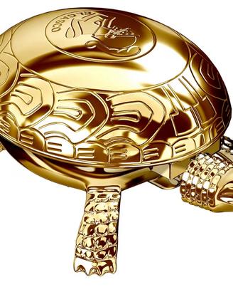 Tartaruga EL CASCO-Fermacarte e campana da tavolo