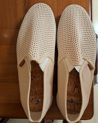Espadrillas H&M in tessuto a rete beige