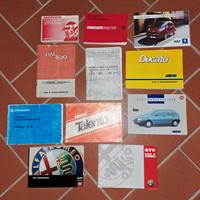 libretti uso e manutenzione auto 