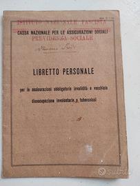 Libretto personale per assicurazioni obbligatorie 