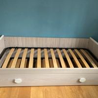 Letto singolo con letto estraibile Giessegi