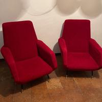 Coppia di poltrone vintage