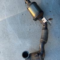 Downpipe con opf e scarico centrale golf 7.5 gti