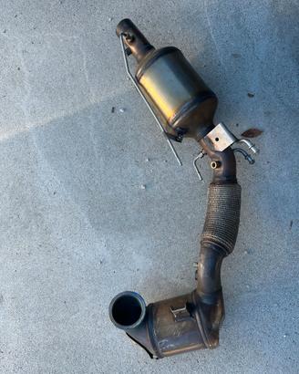 Downpipe con opf e scarico centrale golf 7.5 gti