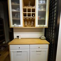 Mobile Salotto o cucina in Rovere con cantinetta