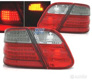 FANALI MERCEDES CLK W208 97-02 LED ROSSO AFFUMICAT