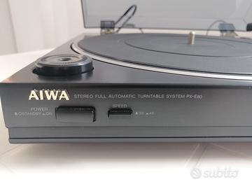 giradischi Aiwa automatico px E80