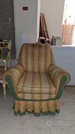 Poltroncine in tessuto - due poltrone