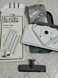 SET scopa a vapore Black Decher